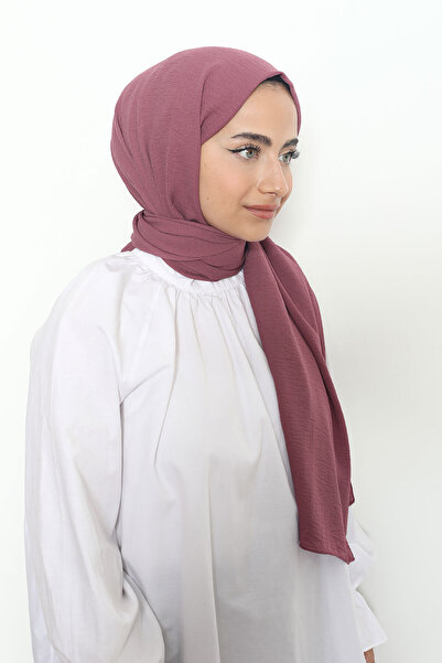 Mizge Scarf Pamuk Aerobin Şal Menekşe
