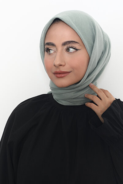 Mizge Scarf Pamuk Aerobin Eşarp Su Yeşili