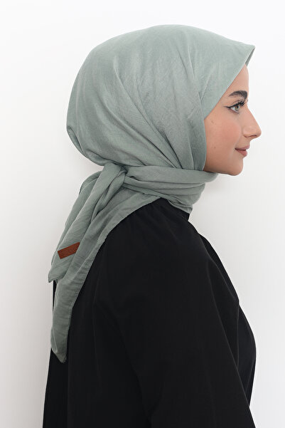 Mizge Scarf Pamuk Aerobin Eşarp Su Yeşili