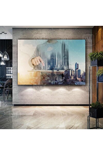 SML TABLO Şehir İnşaatı Mimarlık Mühendislik Büro Emlak Ofisi Dekor Building ...