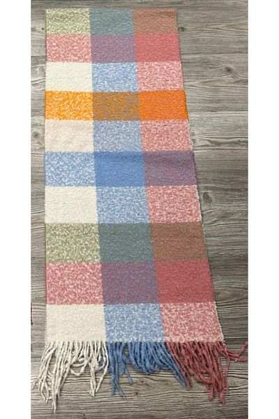 FRESCO SCARFS Σάλι ώμου με απαλή υφή με πολύχρωμο μοτίβο