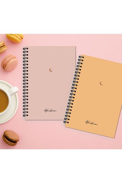 AKILLICA Set of 2 Unlined Notebooks 13