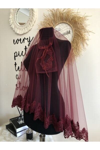 TELLİ DUVAK Bordo İnce Fransız Dan + Kuşak + Eldiven