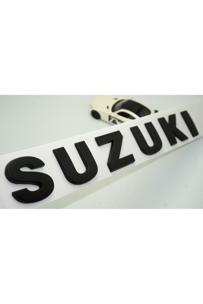 DK Tuning Dk Suzuki Bagaj 3m 3d Siyah Abs Yazı Logo Amblem 29x4 Cm Uyumlu