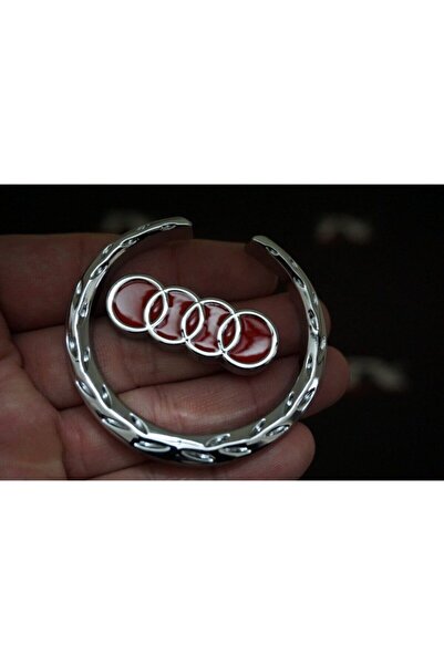 Audi Dk Tuning Buğday Kulakları Krom Metal 3m 3d Logo Oem Ürün