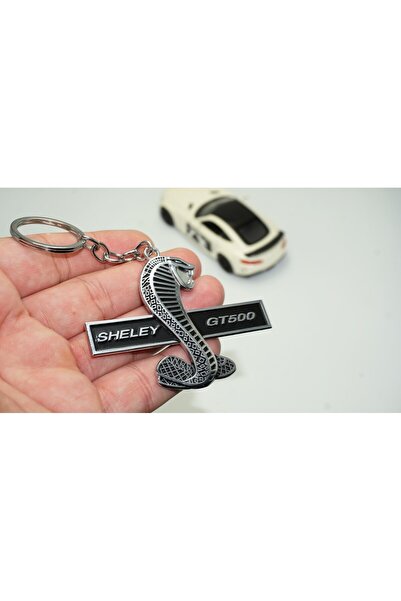 DK Tuning Dk Mustang Kobra Shelby Gt500 Logo Breloc bidirecțional din metal cromat