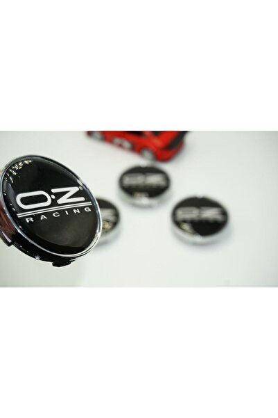 DK Tuning Oz Racing Jant Göbeği Kapak Seti 60mm Beyaz Gümüş Renk