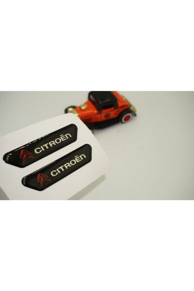 Citroen Dk Tuning Logo C5 C6 Çamurluk Yanı Ve Ayna Metalize Damla Desen 3m Lo...