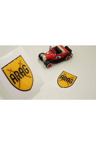 DK Tuning Set de 2 autocolante din silicon cu logo Arag