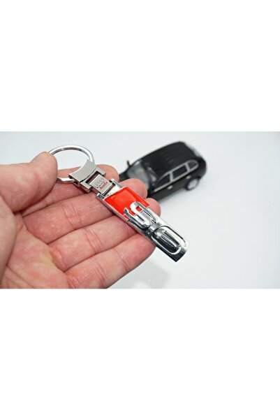 Audi S6 Dk Tuning S6 Logo Bidirecțional Crom Metal Style Breloc Compatibil cu Audi