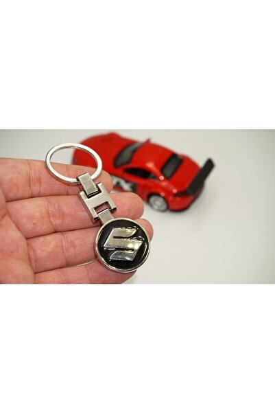 DK Tuning Breloc bidirecțional din metal cromat cu logo Suzuki