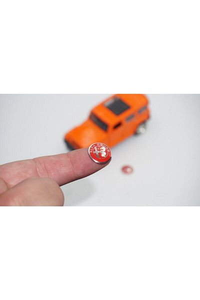 Alfa Romeo Genel Dk Tuning Alfa Romeo Auto Key 3m Logo din aliaj metalic Set de 2