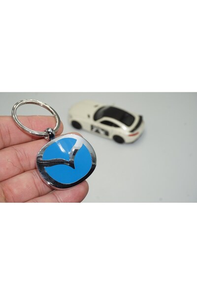 DK Tuning Dk Mazda New Generation Logo Blue Metal Breloc bidirecțional