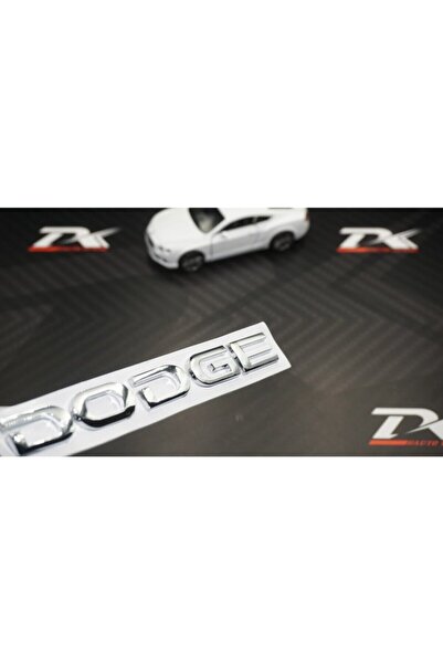 DODGE Dk Tuning Luggage Chrome Metal 3m 3D Lettering Logo Emblem