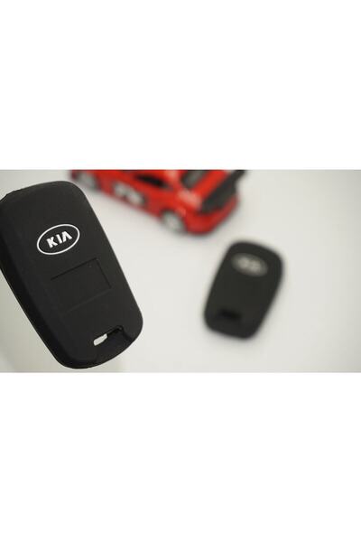 DK Tuning Set de huse negre pentru chei din silicon Kia K2 K5 K7