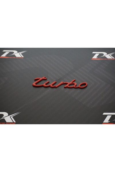 TURBO Dk Tuning Porsche Macan Panamera Cayenne 911 Luggage Logo