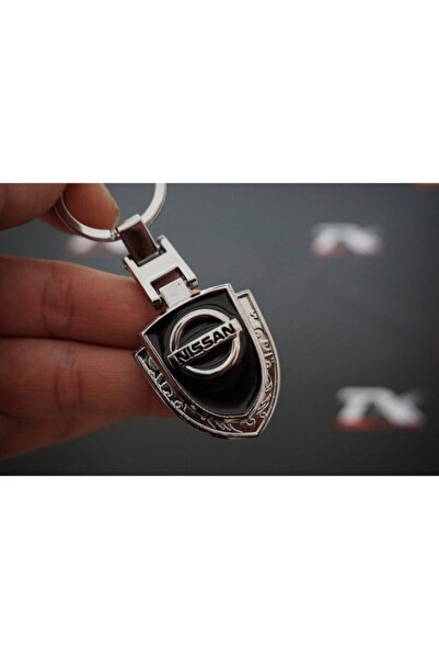 Nissan 2020 Style Dk Tuning Logo - Metal cromat, breloc bidirecțional