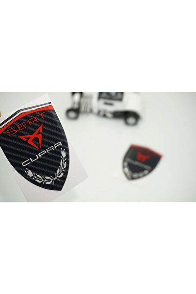 DK Tuning Seat Leon Cupra Logo Kelebek Cam Çamurluk Yanı Damla Silikon Amblem