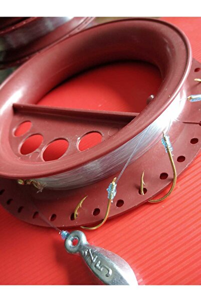 EFFE DİP OLTASI KASNAKLI (ÖZEL YAPIM) 3 İĞNELİ T BAĞLAMA SİSTEMİ 70 MM MİSİNA