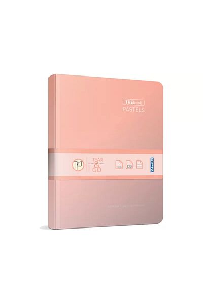 Gıpta Gipta The Book Pastels - Тетрадка с твърди корици и линирани линии 20x28, 120 страници (3302)