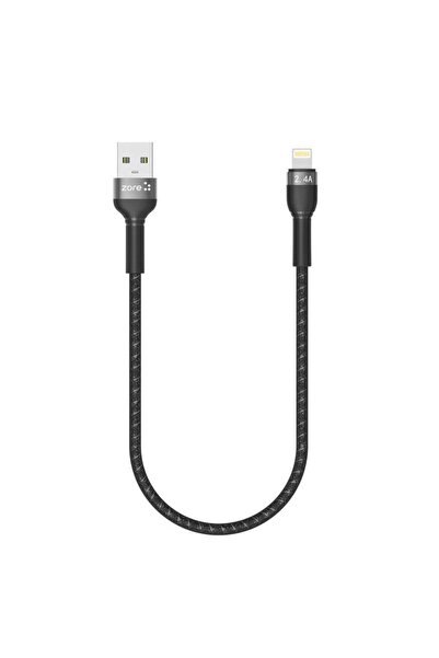 Canpay Iphone Uyumlu Kısa Şarj Kablosu 30 Cmhızlı Şarj (alüminyum Uçlar+pvc+f...