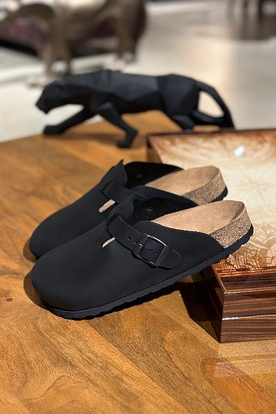 Uniqueqoop Παντόφλες Unisex από γνήσιο δέρμα μανιταριού Oslo