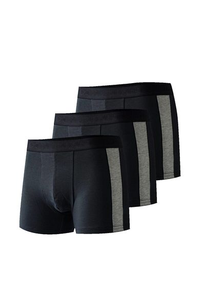 josejuan Boxer pentru bărbați din 3 piese Bumbac Lycra cu dungi laterale