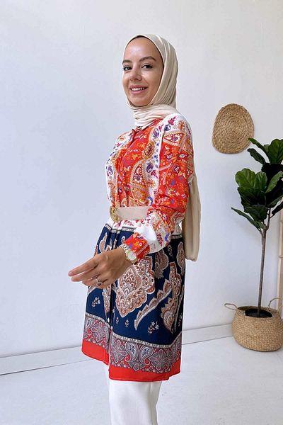 Ka Hijab Etro Pattern Tunic