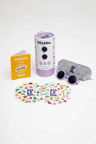 SOLEDA 12-36 Months Baby Sunglasses Lavender