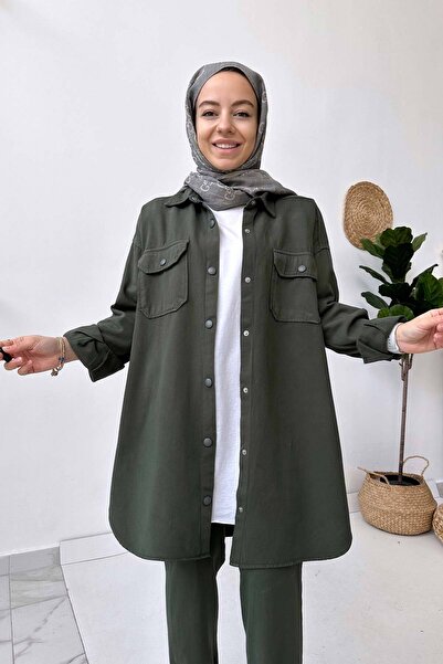Ka Hijab Soft Hijab Suit - Khaki