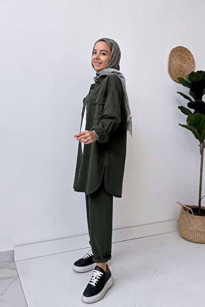 Ka Hijab Soft Hijab Suit - Khaki