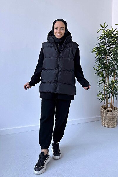 Ka Hijab Star Inflatable Hijab Vest - Black