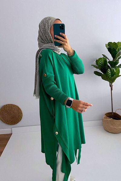 Ka Hijab KH Poncho - Green