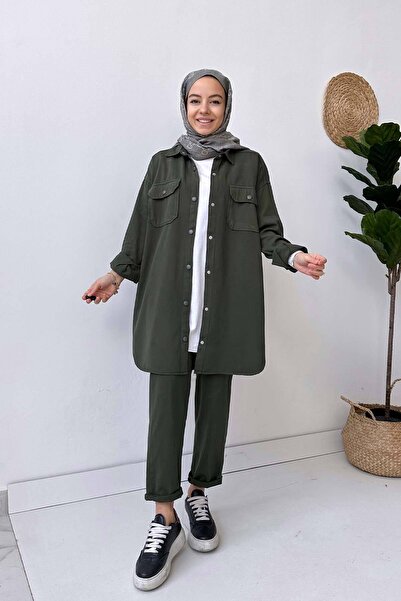 Ka Hijab Soft Hijab Suit - Khaki
