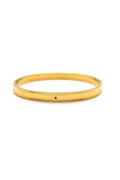 Pag accessories سوار أصفاد نسائي صغير من الفولاذ المقاوم للصدأ مزين بـ 3 أحجار