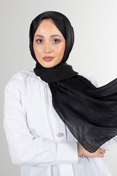 HAREM SCARF Μαύρο σάλι Janjan
