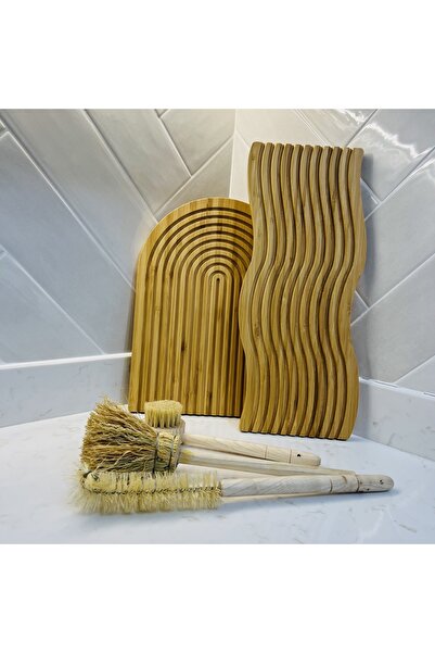 may home design 2'li Bambu Dalgalı Model Gökkuşağı Sunumluk