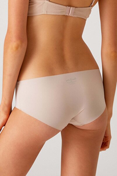 Pierre Cardin Kadın 3'lü Ekonomik Paket Siyah-beyaz-ten 2832 Iz Belli Etmeyen Şort Külot (AĞ KISMI PAMUKLU)