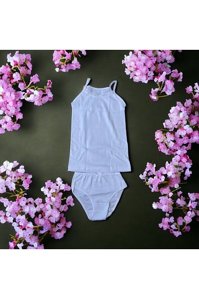 BATU GİYİM Girl's Underwear Undershirt Set