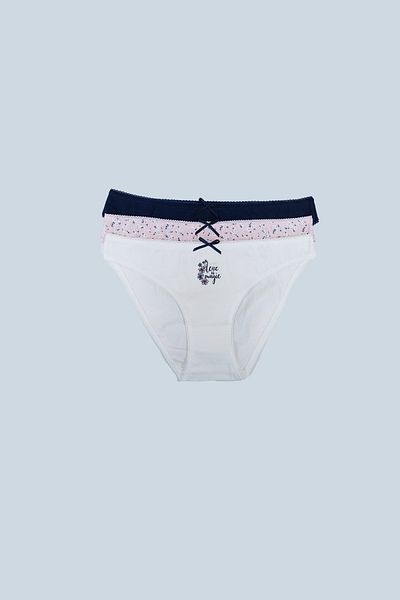 Pierre Cardin Chiloți 3 piese Alb-roz-negru