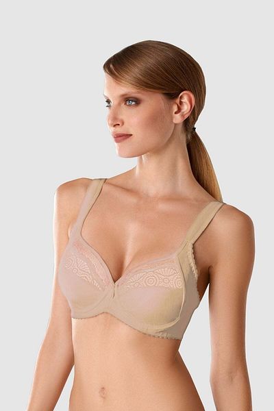 Pierre Cardin Women's Skin 7013 Melodie Underwire Gathering Minimizer Bra