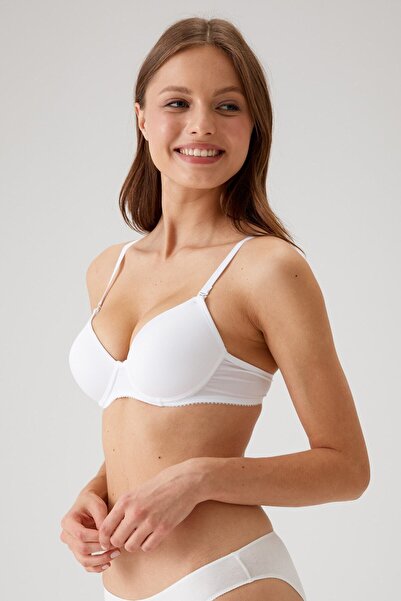 Pierre Cardin Γυναικείο Λευκό 6000 Underwire Micro σουτιέν χωρίς υποστήριξη