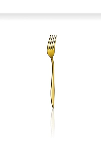 EMİNMUTFAK Dmr Life 6 Pieces Titanium Gold Sweet Fork