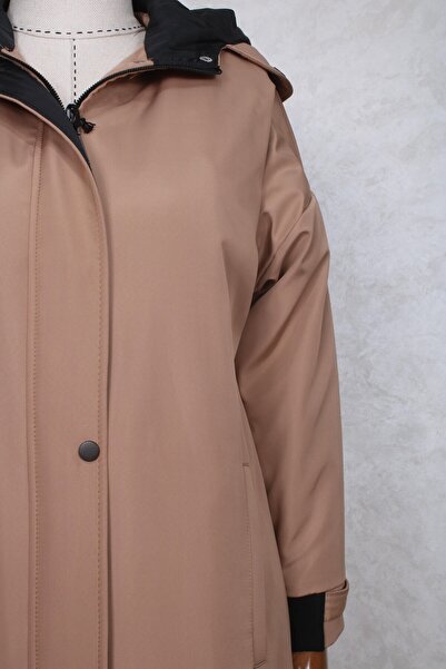 Kayra Παλτό με κουκούλα με γιακά