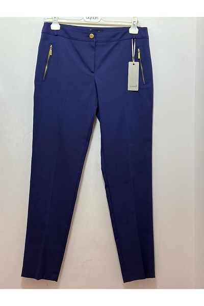 GARNİ Ready Belt Zipper Detail Skinny Leg Trousers