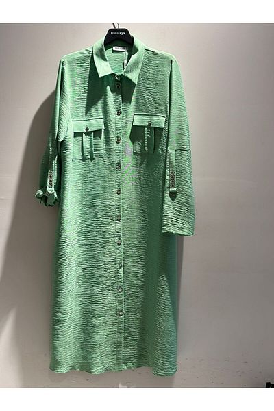 FUAT GÜRSEN Double Pocket Fold Sleeve Tunic