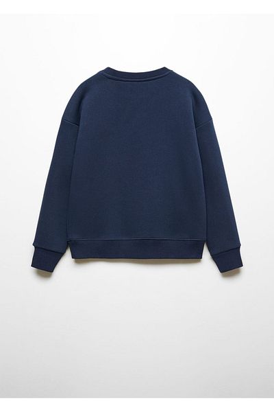 MANGO Kids Dark Blue Sweatshirt for Kids