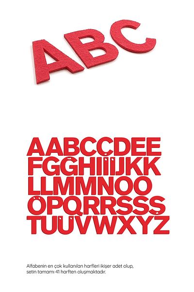 Artikel Red Felt Letters-1 41 Pieces Red Felt Letter Alphabet Set-0431