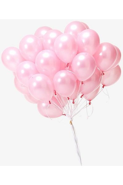 Artikel Pink Metallic Pearlescent Balloon 12" Inch 5-Piece Balloon