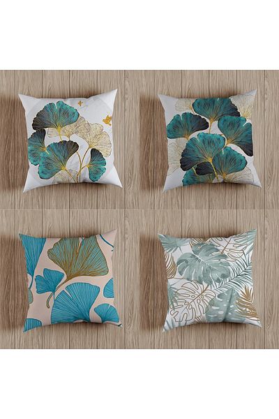 fdm desıgn Double Sided Printed Special Design Decorative Throw Pillow Cover Set of 4